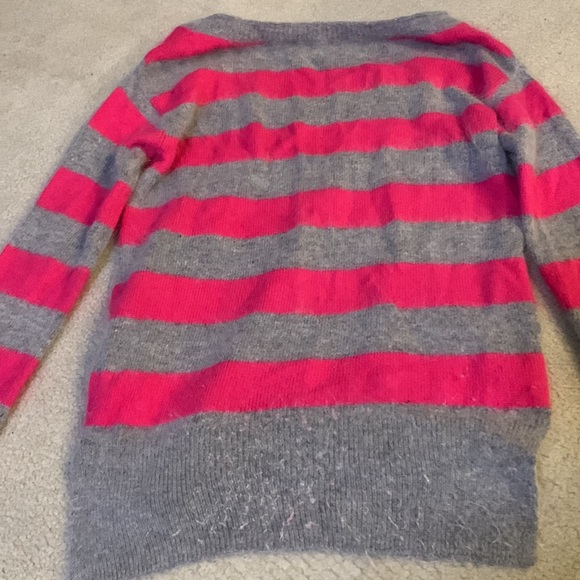 Super soft pink striped sweater - XS - Picture 4 of 5